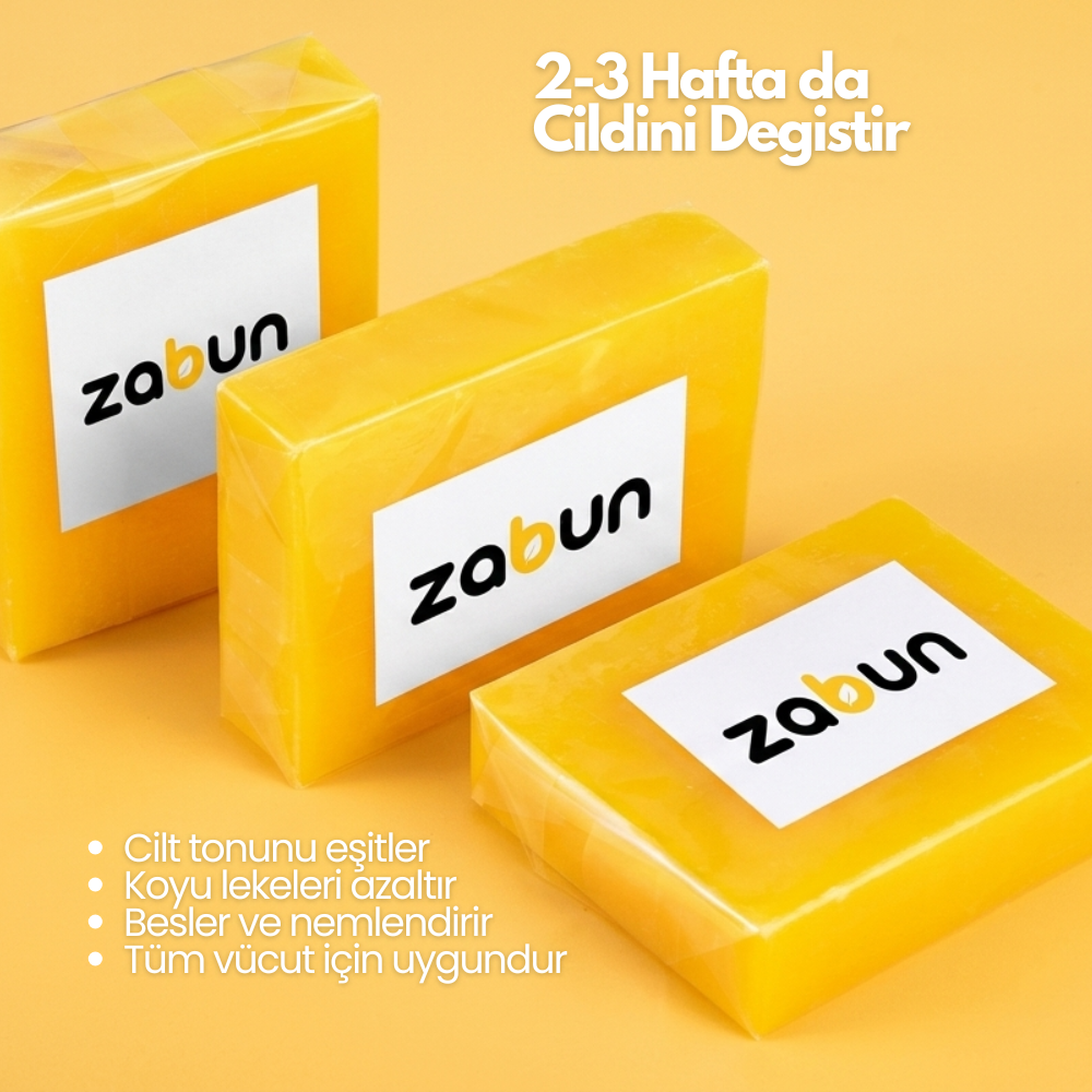 zabun® limon, zerdeçal ve kojik asitli aydınlatıcı sabun